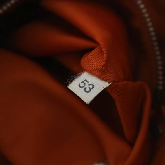 PRADA Tote Bag Canvas Orange Auth ti937 - Picture 12 of 16